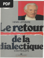 LEFEBVRE_Le Retour de La Dialectique_EBOOK