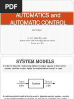 Automatics and Automatic Control