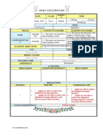 Y1 & Y2 Daily Lesson Plan 2018 With Dropdown Menus Edited Version