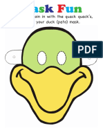 So You Can Join in With The Quack Quack's, Here's Your Duck (Pato) Mask