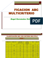 Clase ABC Multicriterio