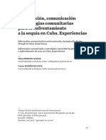 Información, comunicación y estrategias comunitarias para el enfrentamiento a la sequía en Cuba. Experiencias (Willy PEDROSO AGUIAR & Yunier RODRÍGUEZ CRUZ)