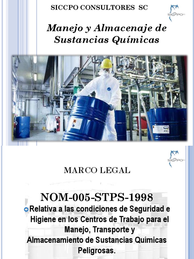 Manejo de Materiales Peligrosos - 1 | PDF | Mercancías peligrosas ...