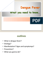 What You Need To Know : Dengue Fever