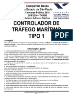 Codesp Controlador de Trafego Maritimo Tipo 1