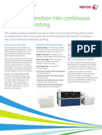 Ease Your Transition Into Continuous Feed Inkjet Printing.: Xerox Impika Compact Inkjet Press
