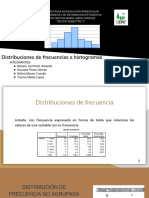 Distribuciones de Frecuencia e Histograma