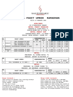 Harga Paket Umroh Ramadhan: Airlines Hotel Paket Reguler Hotel Paket Vip