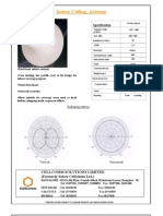 Indoor Ceiling Antenna: Specification