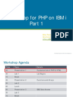 Workshop For PHP On IBM I: Mike Pavlak Solutions Consultant