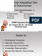 Penanganan Kesalahan Dan Help Dokumentasi2