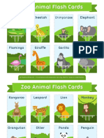 Zoo Animal Flash Cards 2x3 PDF