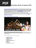 Bocoran Togel Sydney Rabu 10 Januari 2018