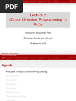 Object Oriented Programming in Ruby: Aleksander Smywiński-Pohl