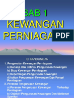 Bab 1 Kewangan Perniagaan Updated 131106