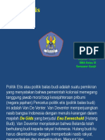 Politik Etis SMA Kelas XI