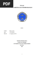 Download Tugas Algoritma Dan Pemrograman Ulham Syafaat by Ilham Kapatri SN368665430 doc pdf