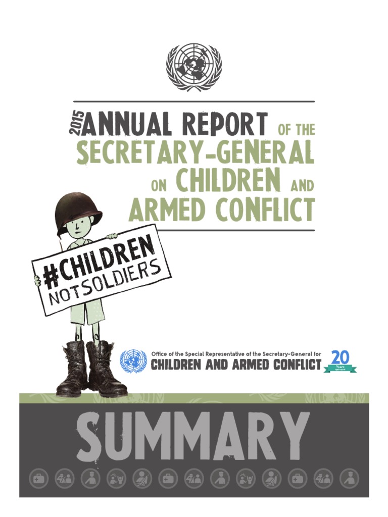 Annual Report: Children Armed Conflict Secretary-General | PDF | Sudan ...
