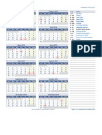 Calendario Peru 2018