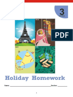 Grade 3 Holiday Homework