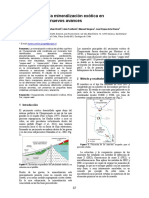 Mineralogía de La Mineralización Exótica En