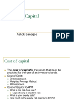 Session 7 Cost of Capital