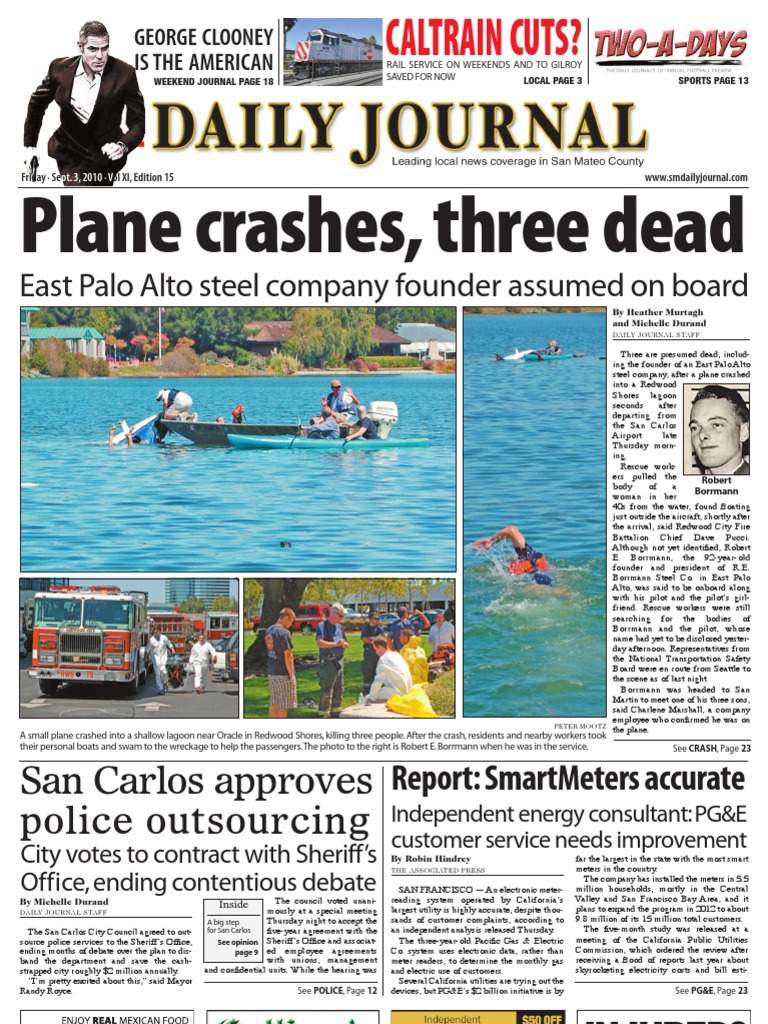 0903 Issue of The Daily Journal, PDF, Caltrain