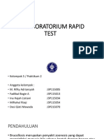 Uji Laboratorium Rapid Test