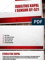 Stabilitas Kapal Dengan Sensor Gy-521
