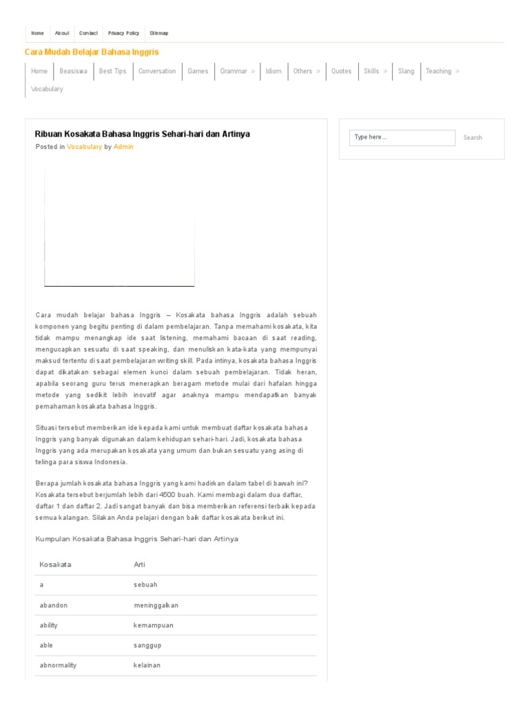 Kalimat Bahasa Inggris Sehari Hari Pdf : 50 Kalimat Bahasa Inggris yang sering digunakan untuk ... : (ini adalah hari yang menyenangkan) 36.