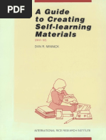 En Pedagogy Guide To Create Self Learning Material PDF