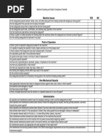 Machine Guarding Inspection Checklist