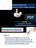 1 Manajemen Operasinal
