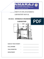 Department of Civil Engineering Laboratory Manual