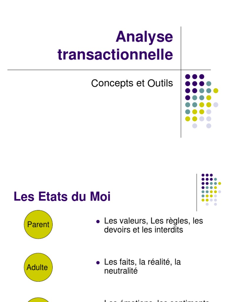Analyse Transactionnelle | PDF