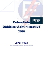 Calendário Didático-Administrativo 2018