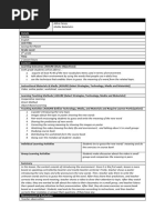 preschool constructivist lesson plan blank form (2) | Lesson Plan