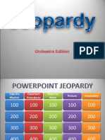 Jeopardy Orchestra Class - Busy Acitivity
