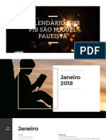 Calendário de Atividades 2018