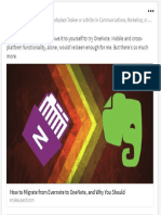 LinkedIn Post - Evernote OneNote PNG