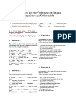Exercicios de Morfosintaxe en Lingua Galega/persoal/colocación PDF