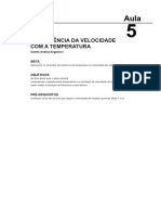 11403816022012cinetica Quimica Aula 5 PDF