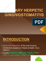 Primaryherpeticgingivostomatitis