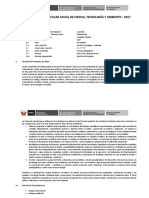 Programación Curricular Anual de Ciencia, Tecnologia y Ambiente Primer Grado Heraldos Chankas