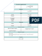 Formulas para Acabar