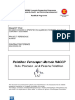 Download HACCP Training Manual Indonesian by shyabila SN36870465 doc pdf