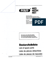 Pfaff 463 463H-Manual Despiece