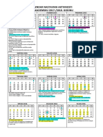 Akademski Kalendar 2017-2018
