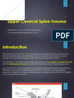 Upper Cervical Spine Trauma