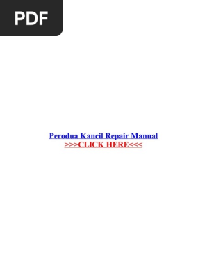 View Perodua Myvi Service Manual Pdf Images
